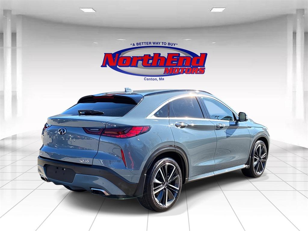 used 2022 INFINITI QX55 car, priced at $28,750