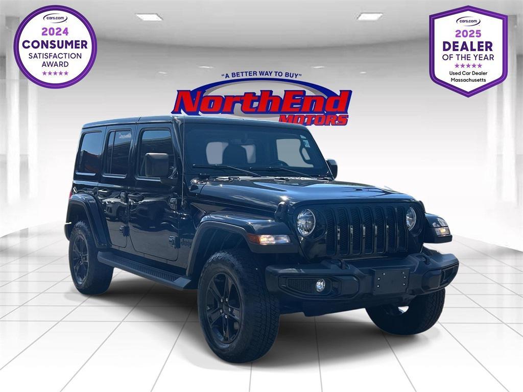 used 2021 Jeep Wrangler Unlimited car, priced at $37,500
