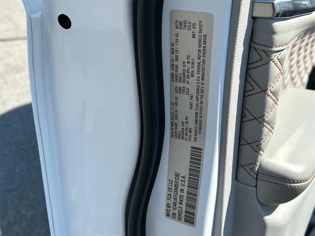 used 2022 Jeep Grand Cherokee L car, priced at $41,990