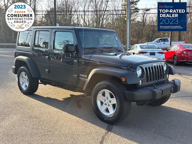 used 2018 Jeep Wrangler JK Unlimited car, priced at $21,990