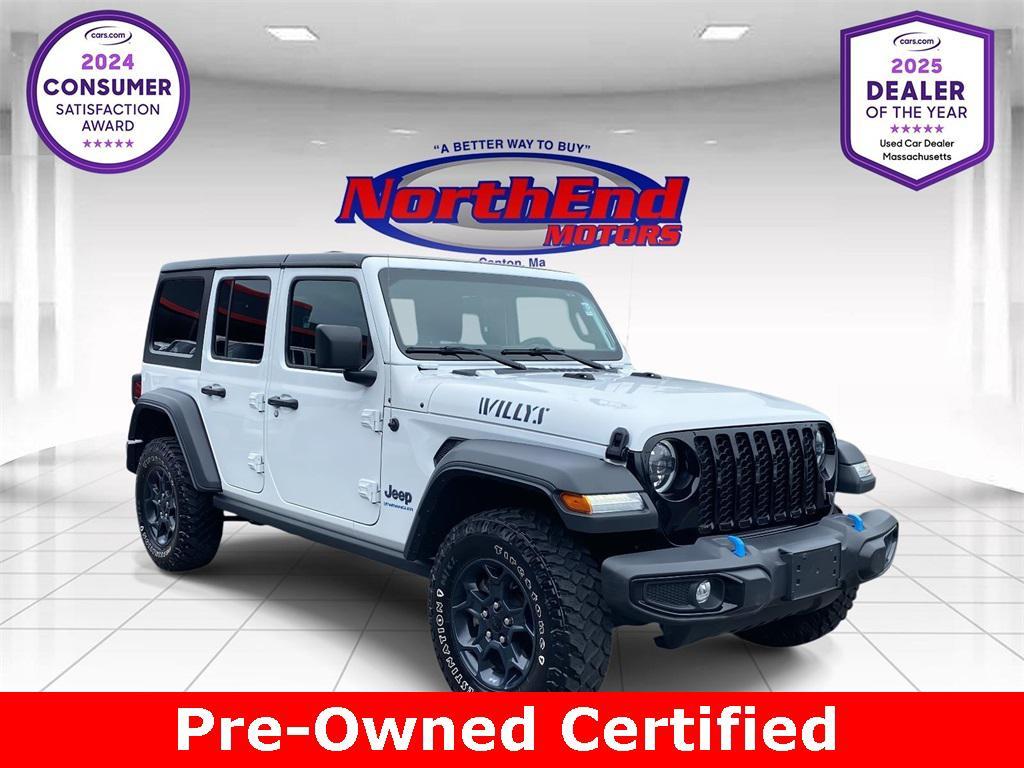 used 2023 Jeep Wrangler 4xe car, priced at $31,900