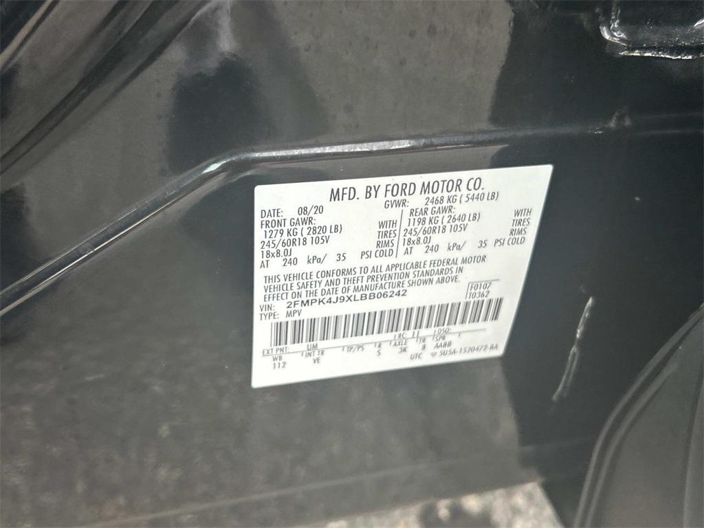 used 2020 Ford Edge car, priced at $17,500