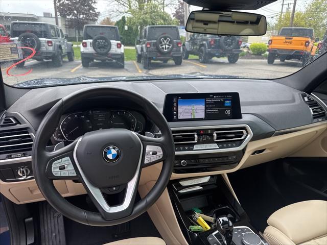 used 2022 BMW X3 car, priced at $27,990