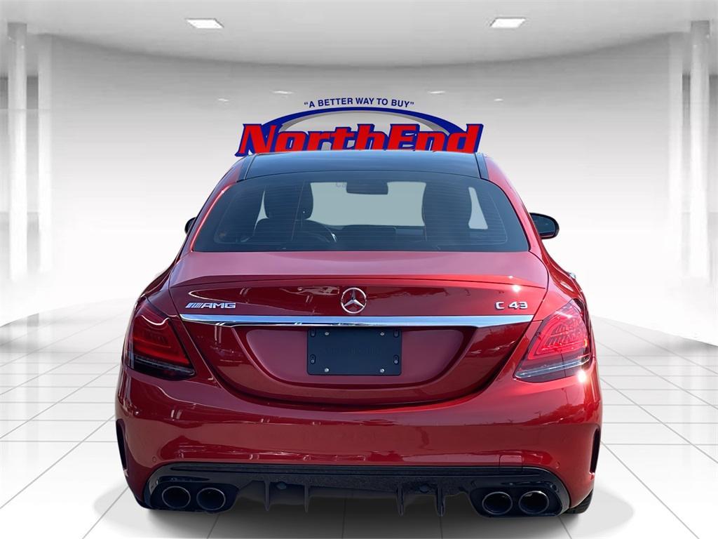 used 2020 Mercedes-Benz AMG C 43 car, priced at $39,899