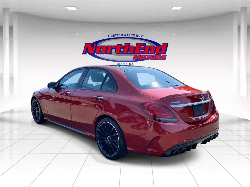 used 2020 Mercedes-Benz AMG C 43 car, priced at $39,899