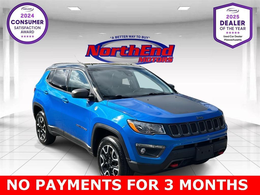used 2021 Jeep Compass car, priced at $19,990