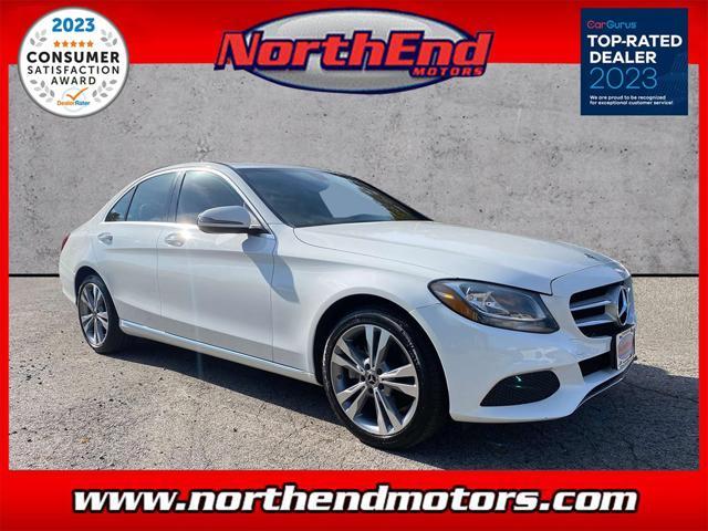 used 2018 Mercedes-Benz C-Class car, priced at $21,990