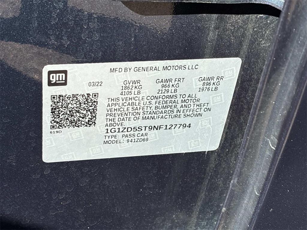 used 2022 Chevrolet Malibu car, priced at $17,495