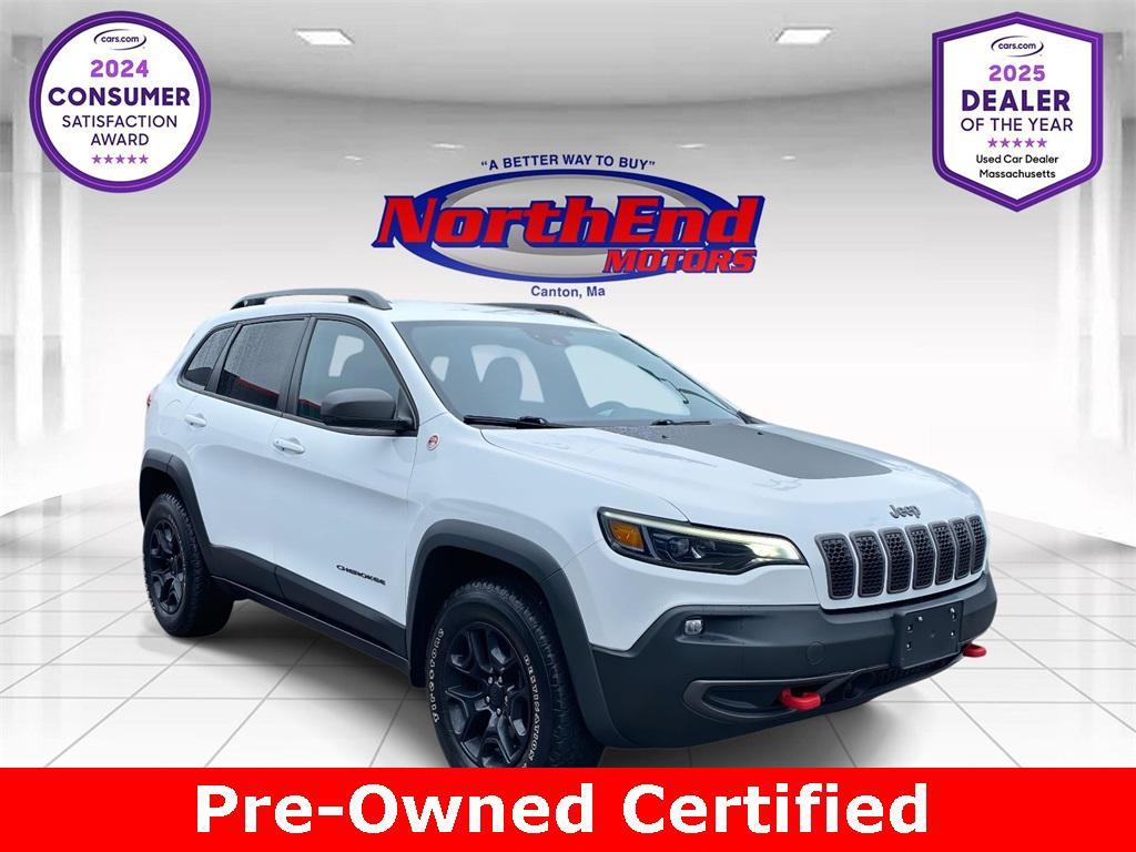 used 2021 Jeep Cherokee car, priced at $24,500