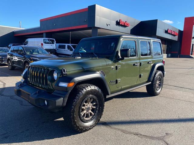 used 2021 Jeep Wrangler Unlimited car, priced at $31,990