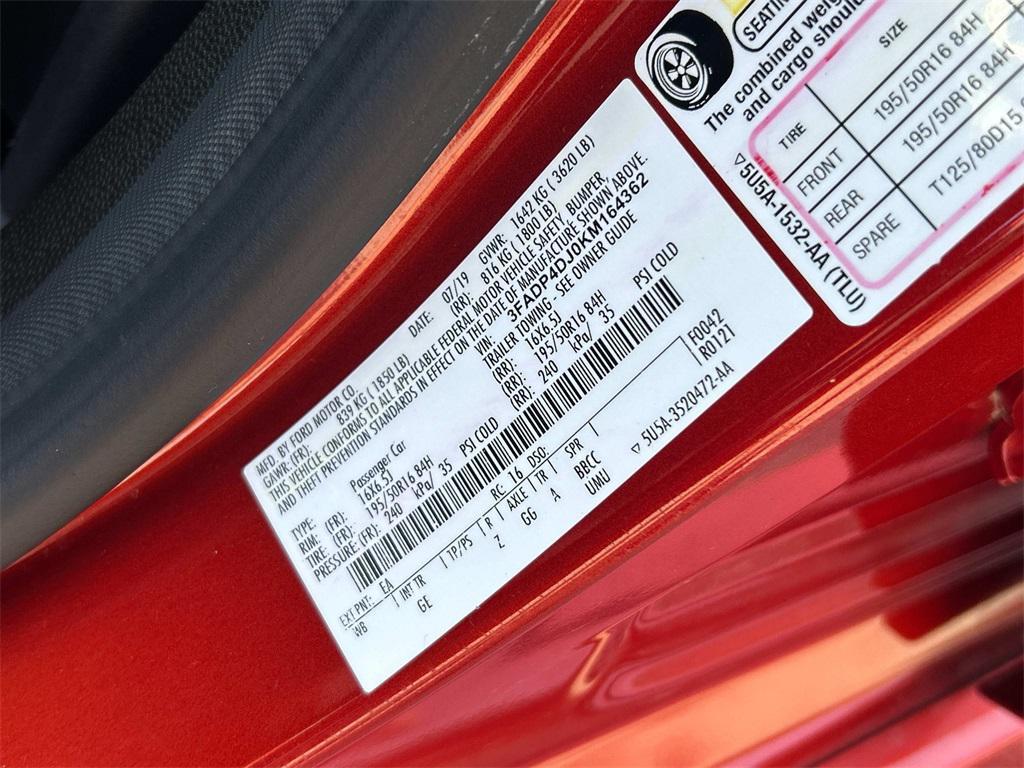 used 2019 Ford Fiesta car, priced at $19,500