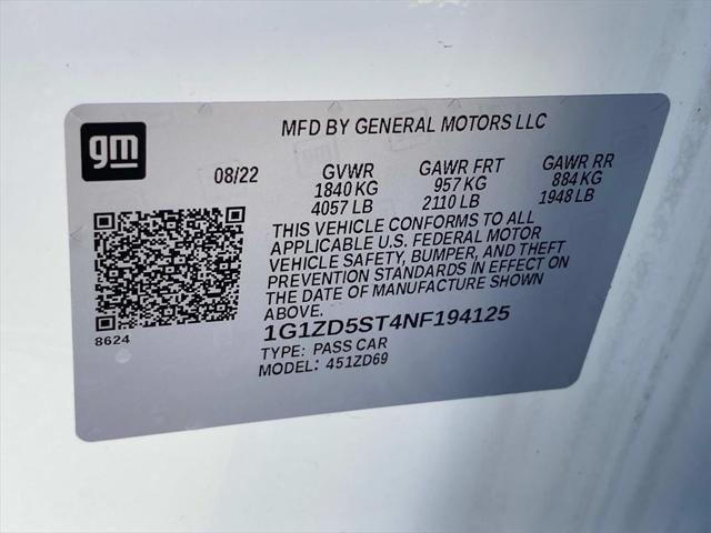 used 2022 Chevrolet Malibu car, priced at $17,449
