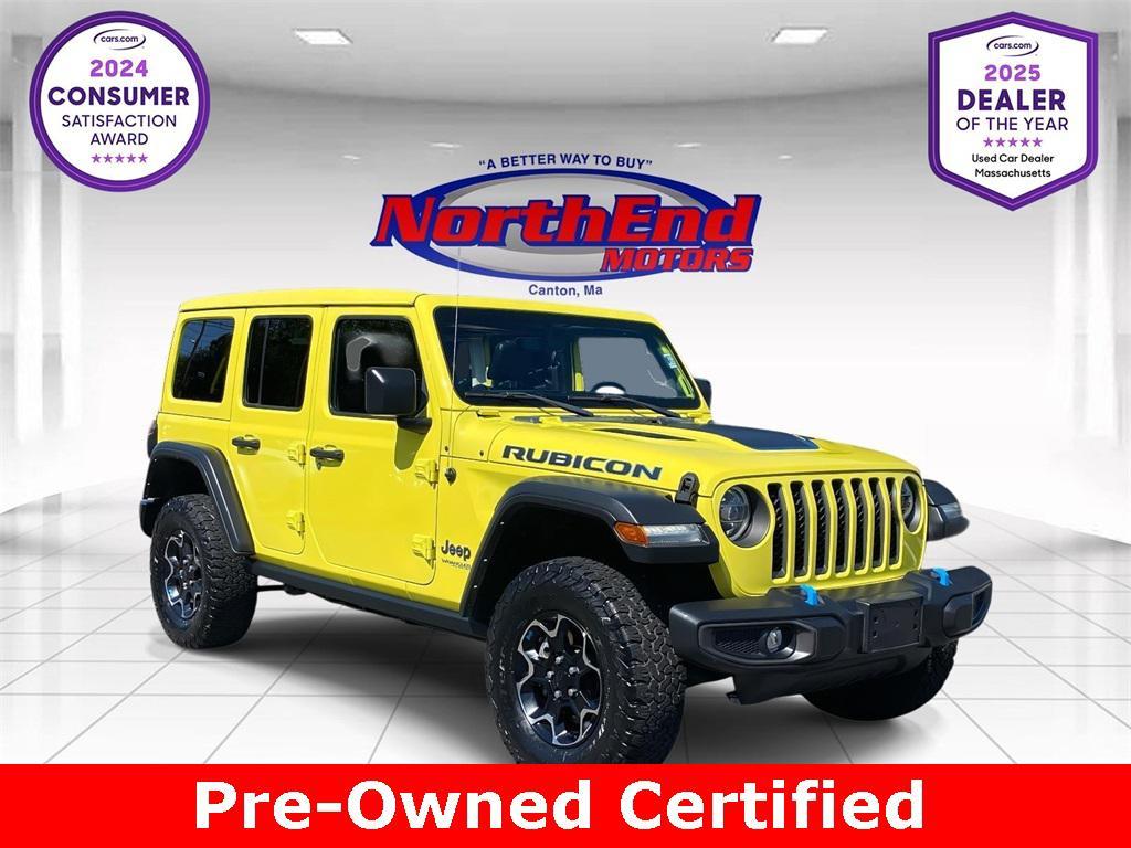 used 2022 Jeep Wrangler Unlimited 4xe car, priced at $41,990