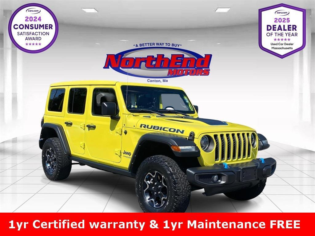 used 2022 Jeep Wrangler Unlimited 4xe car, priced at $38,990