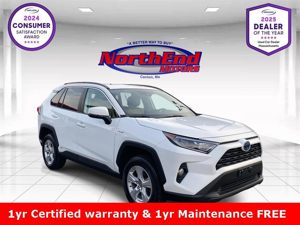used 2021 Toyota RAV4 Hybrid car, priced at $28,500