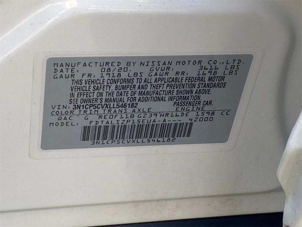 used 2020 Nissan Kicks car, priced at $13,500