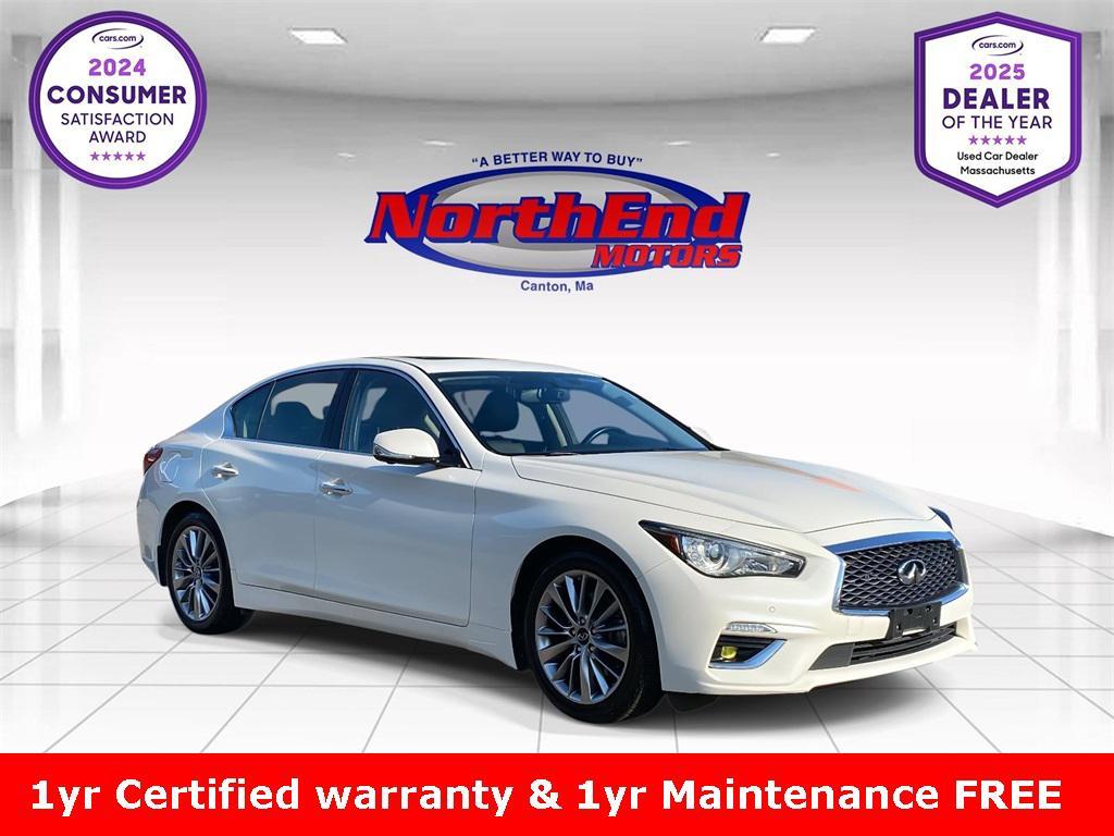 used 2022 INFINITI Q50 car, priced at $28,989