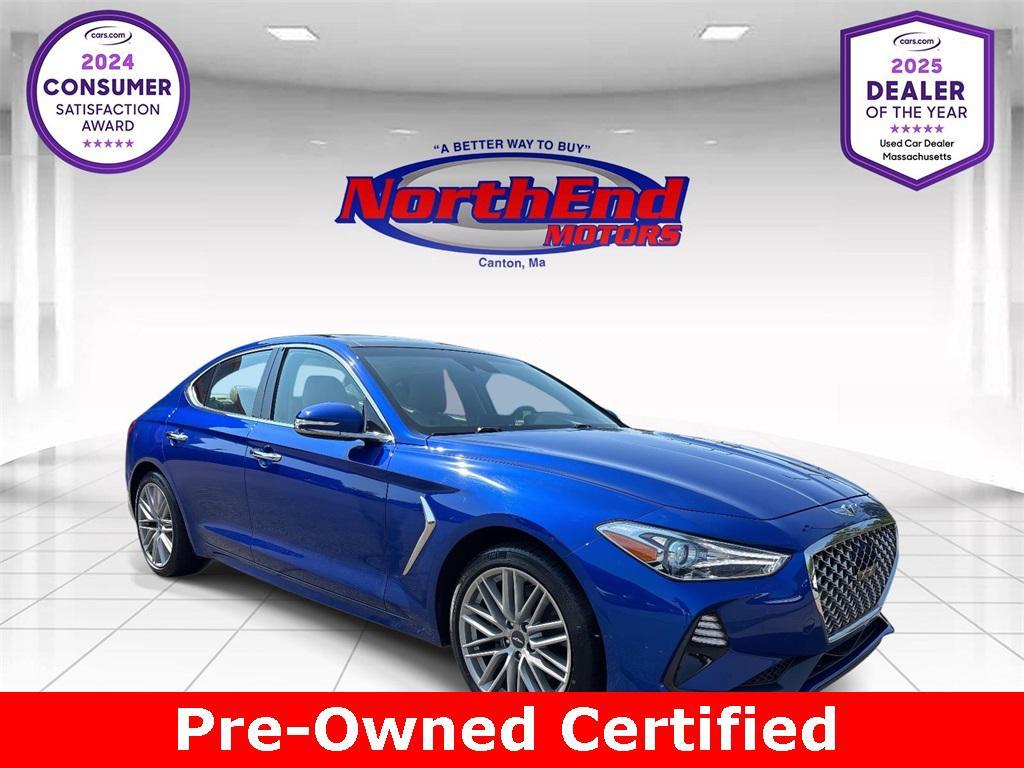 used 2021 Genesis G70 car, priced at $25,999