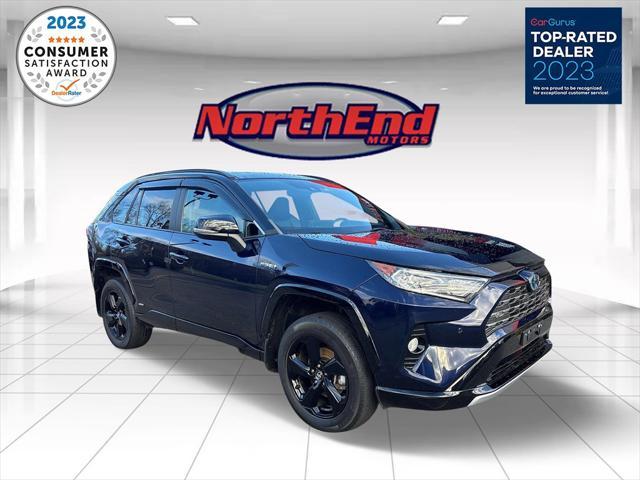 used 2021 Toyota RAV4 Hybrid car, priced at $34,900