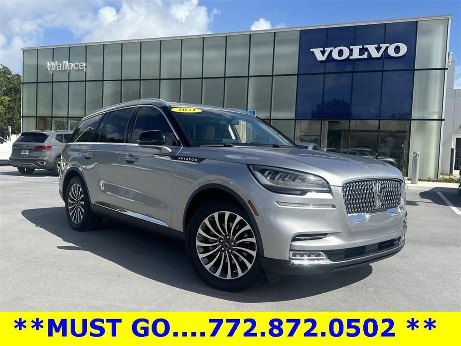 used 2021 Lincoln Aviator car, priced at $32,599