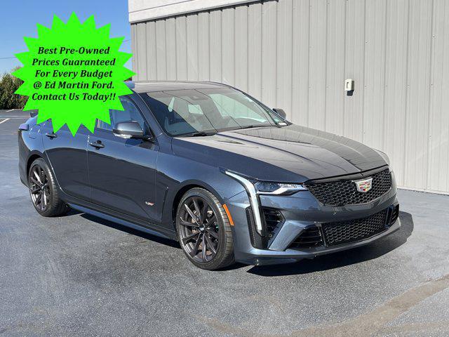 used 2022 Cadillac CT4-V car, priced at $55,995