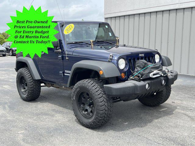 used 2013 Jeep Wrangler car, priced at $12,975