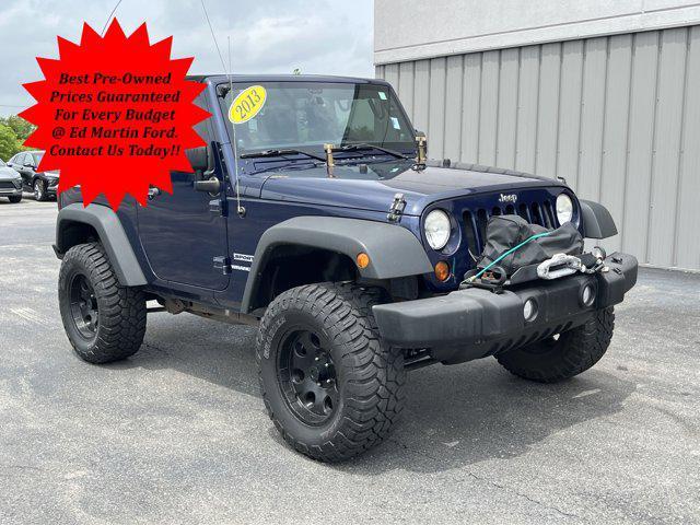 used 2013 Jeep Wrangler car, priced at $12,998