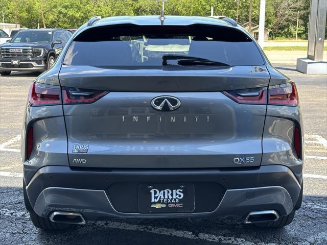 used 2022 INFINITI QX55 car, priced at $31,169