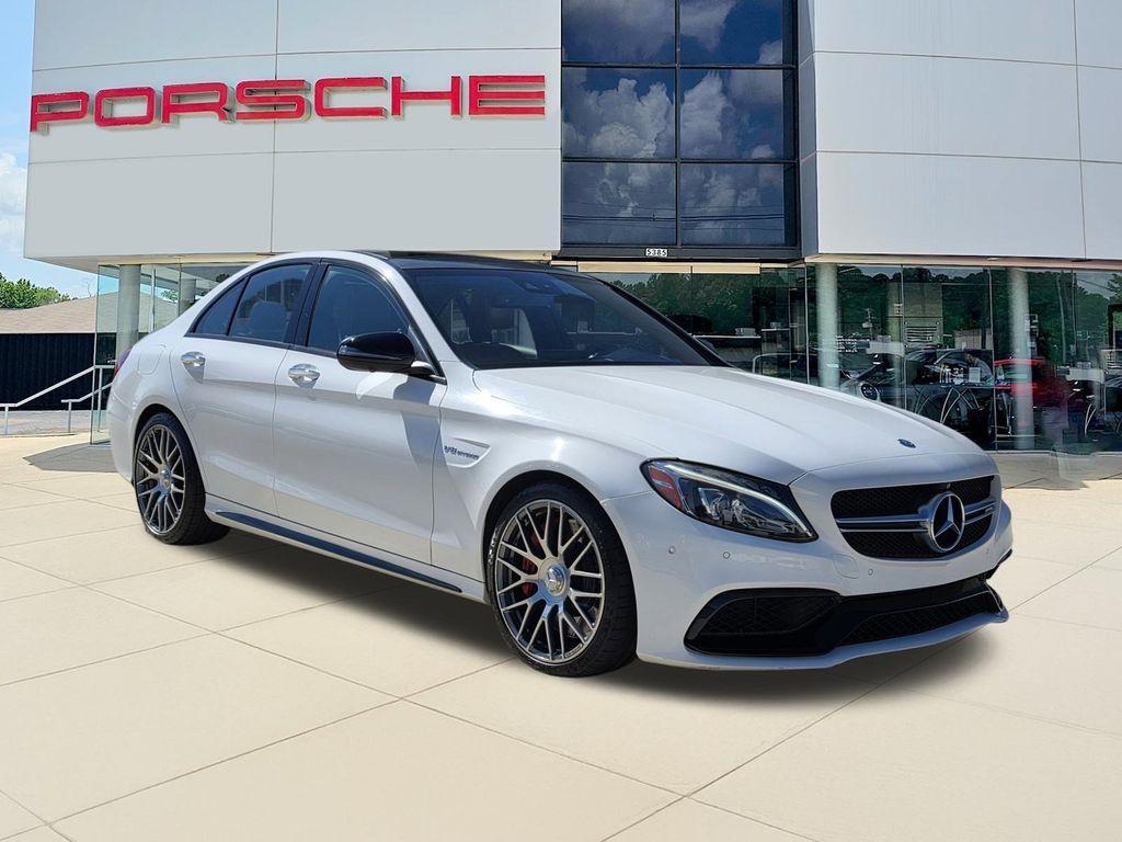 used 2017 Mercedes-Benz AMG C 63 car, priced at $37,596