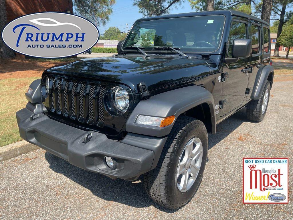 used 2021 Jeep Wrangler Unlimited car, priced at $23,995