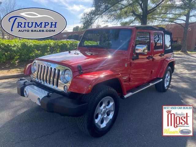 used 2014 Jeep Wrangler Unlimited car, priced at $15,999