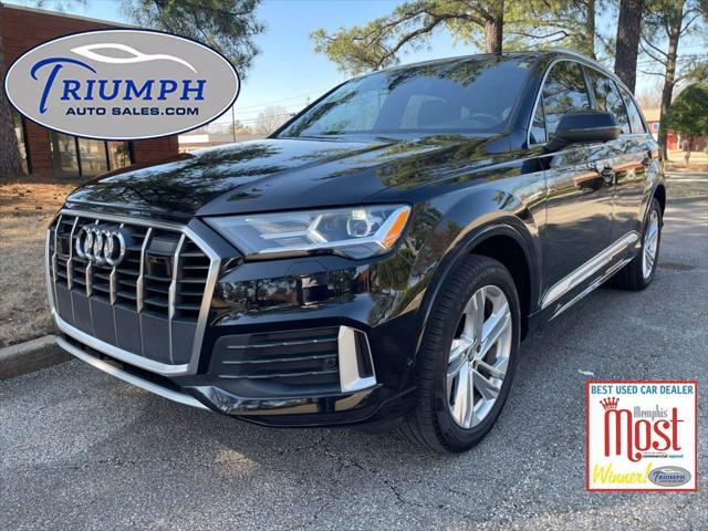 used 2021 Audi Q7 car, priced at $27,895