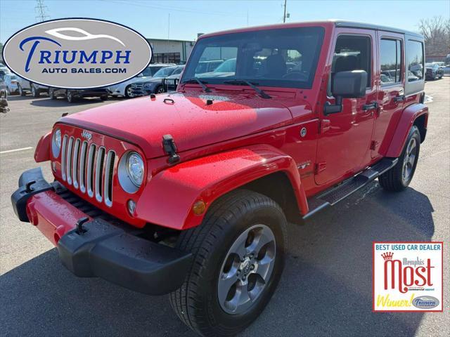 used 2018 Jeep Wrangler JK Unlimited car, priced at $21,688