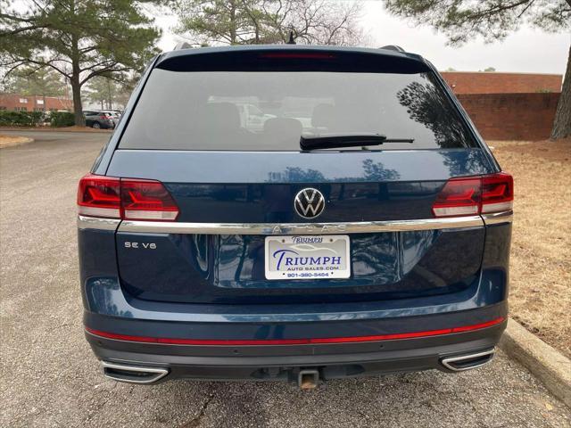 used 2021 Volkswagen Atlas car, priced at $16,900