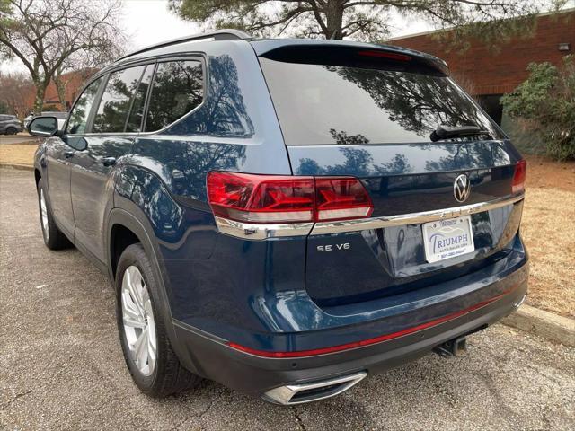 used 2021 Volkswagen Atlas car, priced at $16,900