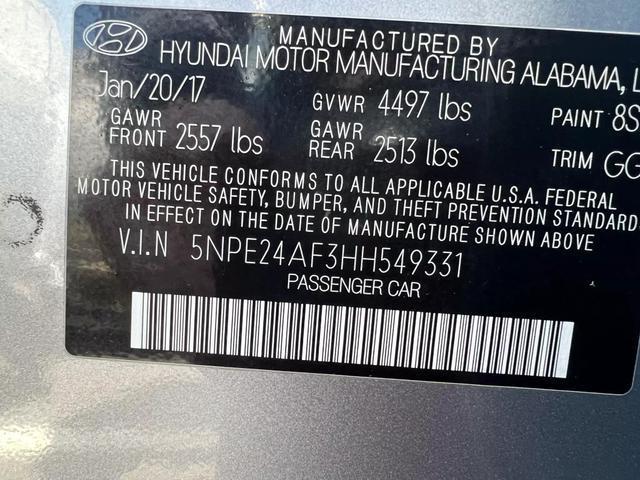 used 2017 Hyundai Sonata car, priced at $10,988