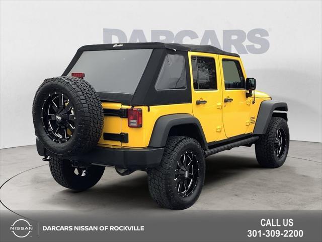 used 2015 Jeep Wrangler Unlimited car, priced at $18,490