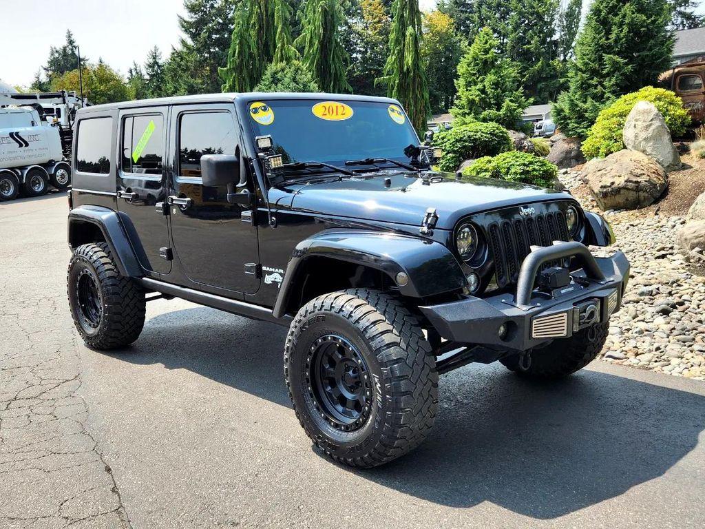 used 2012 Jeep Wrangler Unlimited car, priced at $14,999