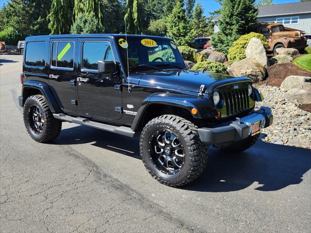 used 2011 Jeep Wrangler Unlimited car, priced at $18,988