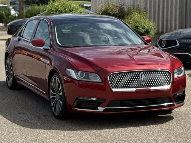 used 2017 Lincoln Continental car, priced at $20,497