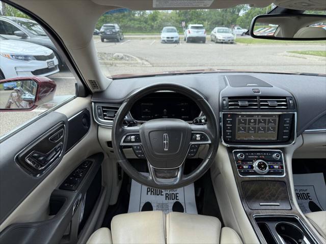 used 2017 Lincoln Continental car, priced at $20,497