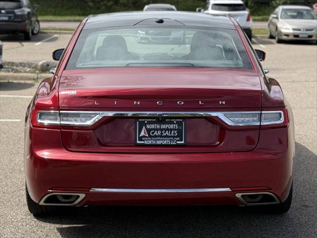 used 2017 Lincoln Continental car, priced at $20,497