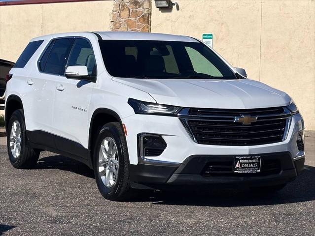 used 2022 Chevrolet Traverse car, priced at $24,874