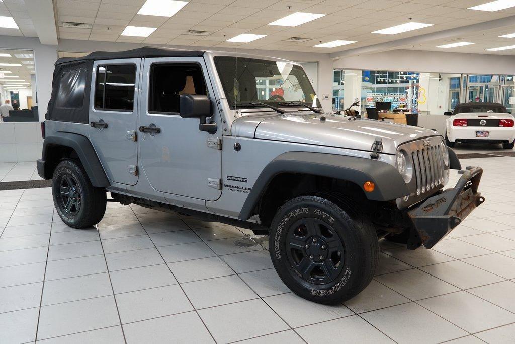 used 2016 Jeep Wrangler Unlimited car, priced at $12,421