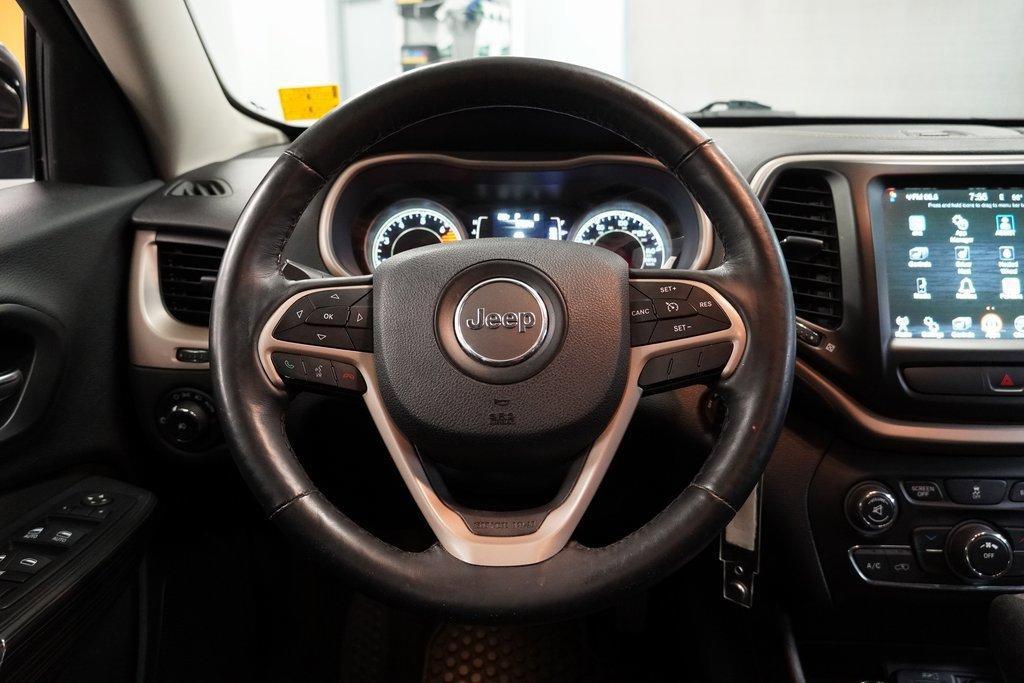 used 2017 Jeep Cherokee car, priced at $9,850