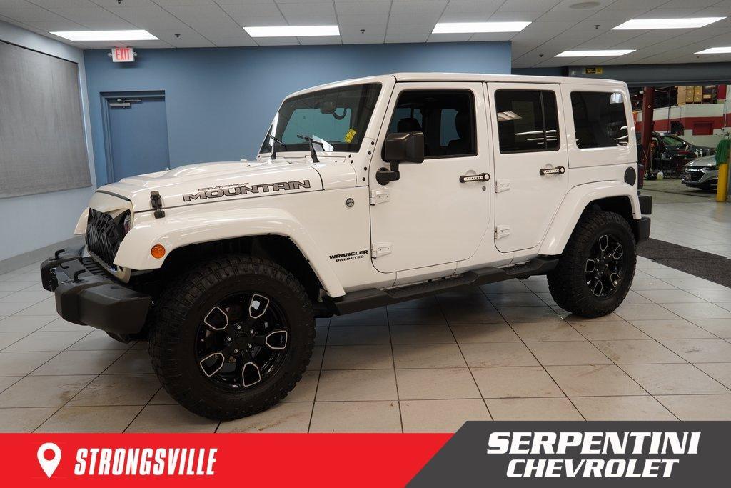 used 2017 Jeep Wrangler Unlimited car, priced at $16,600