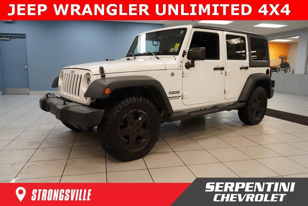 used 2017 Jeep Wrangler Unlimited car, priced at $16,602