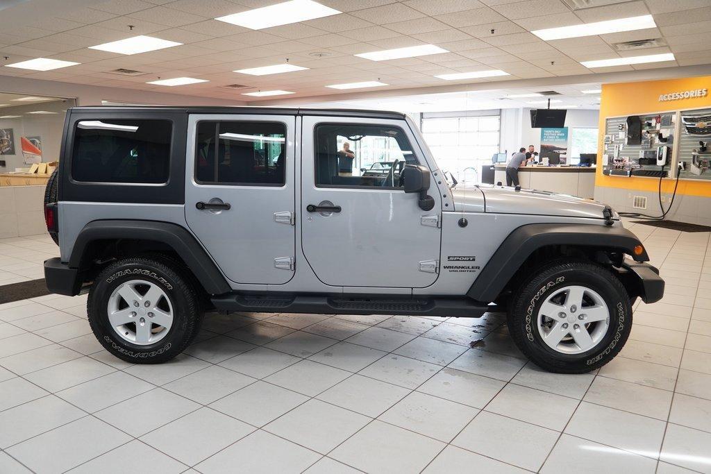 used 2017 Jeep Wrangler Unlimited car, priced at $21,900