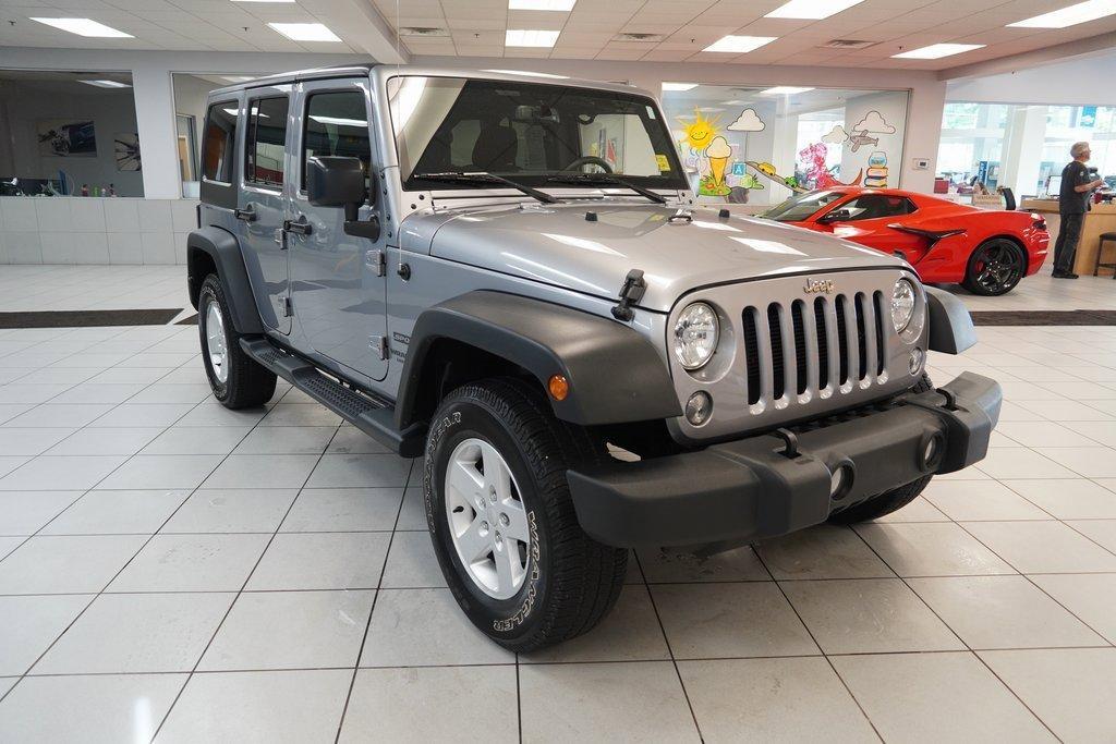used 2017 Jeep Wrangler Unlimited car, priced at $21,900