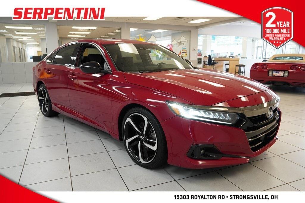 used 2021 Honda Accord car, priced at $18,499
